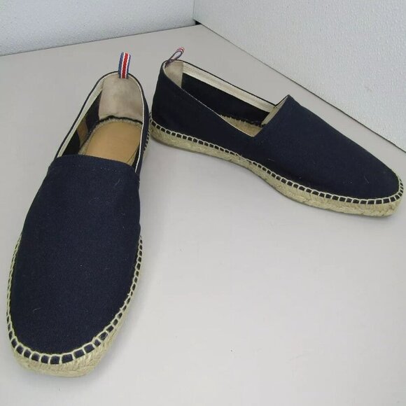 Castañer Pablo Espadrilles Navy Suede – Skoaktiebolaget NEW CASTANER  Pablo Canvas Espadrilles Flats Slip On Shoes Navy Blue Size 9.5